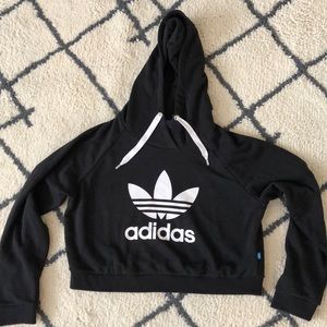 adidas cropped hoodie